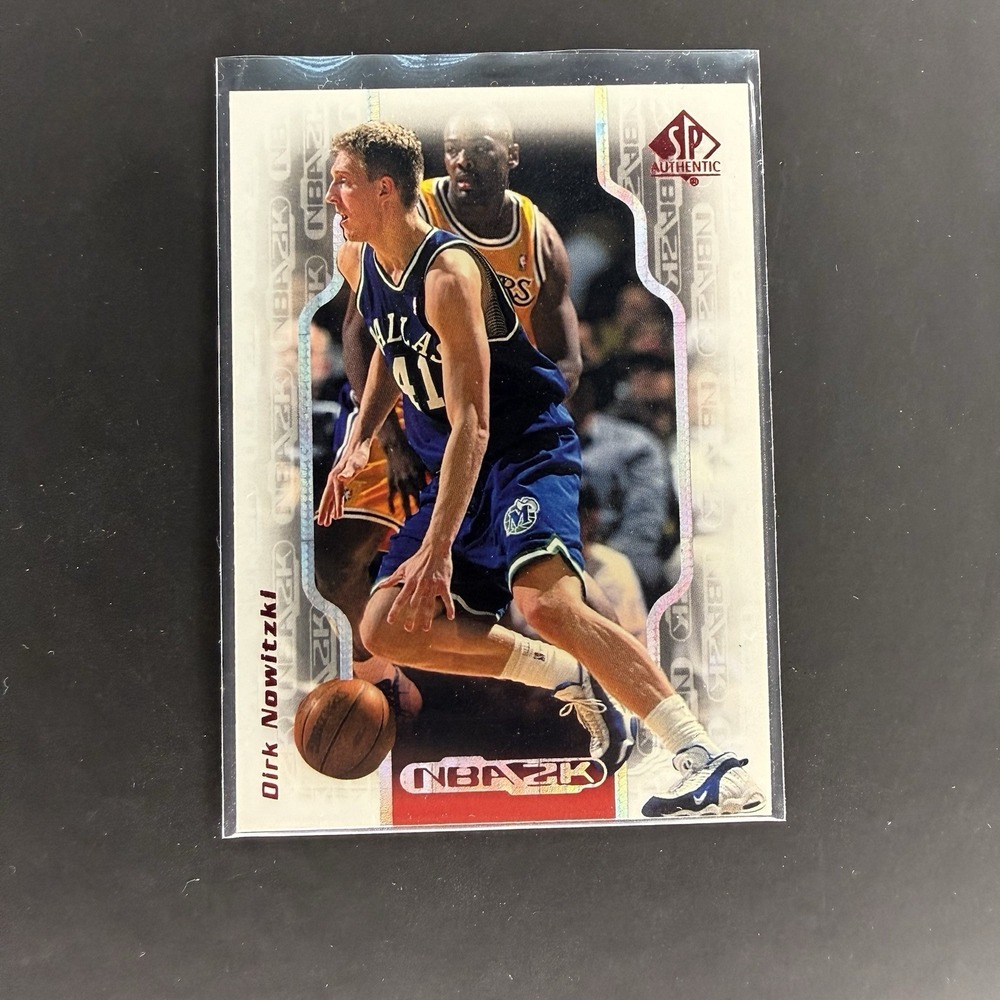 Dirk Nowitzki 1998 SP Authentic NBA 2K #2K9 Rookie RC Mavericks